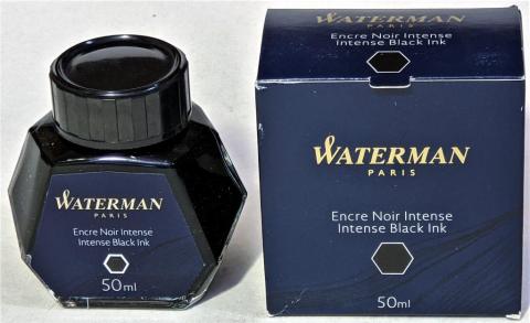 Waterman ENCRE Black Ink for Fountain Pen 50ml 2oz Made in France